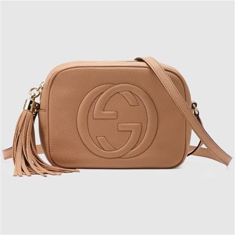 gucci soho leather disco bag camellia|soho disco bag gucci sale.